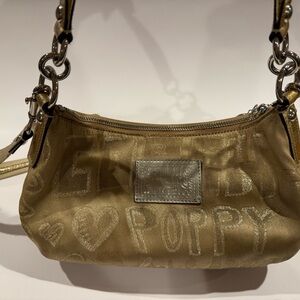 Coach Poppy Shoulder Bag/Crossbody - Gold